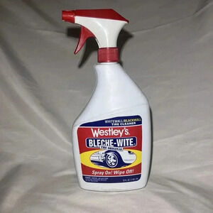 USED WESTLEY'S The Original BLECHE-WITE Tire Cleaner 32 oz